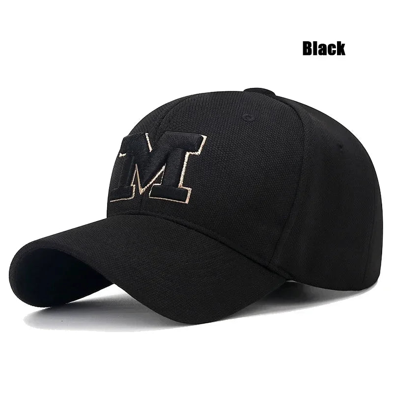 Berretto Da Baseball Unisex Con Ricamo Tridimensionale Lettera Moda Uomo Donna M Per Sport All Aperto