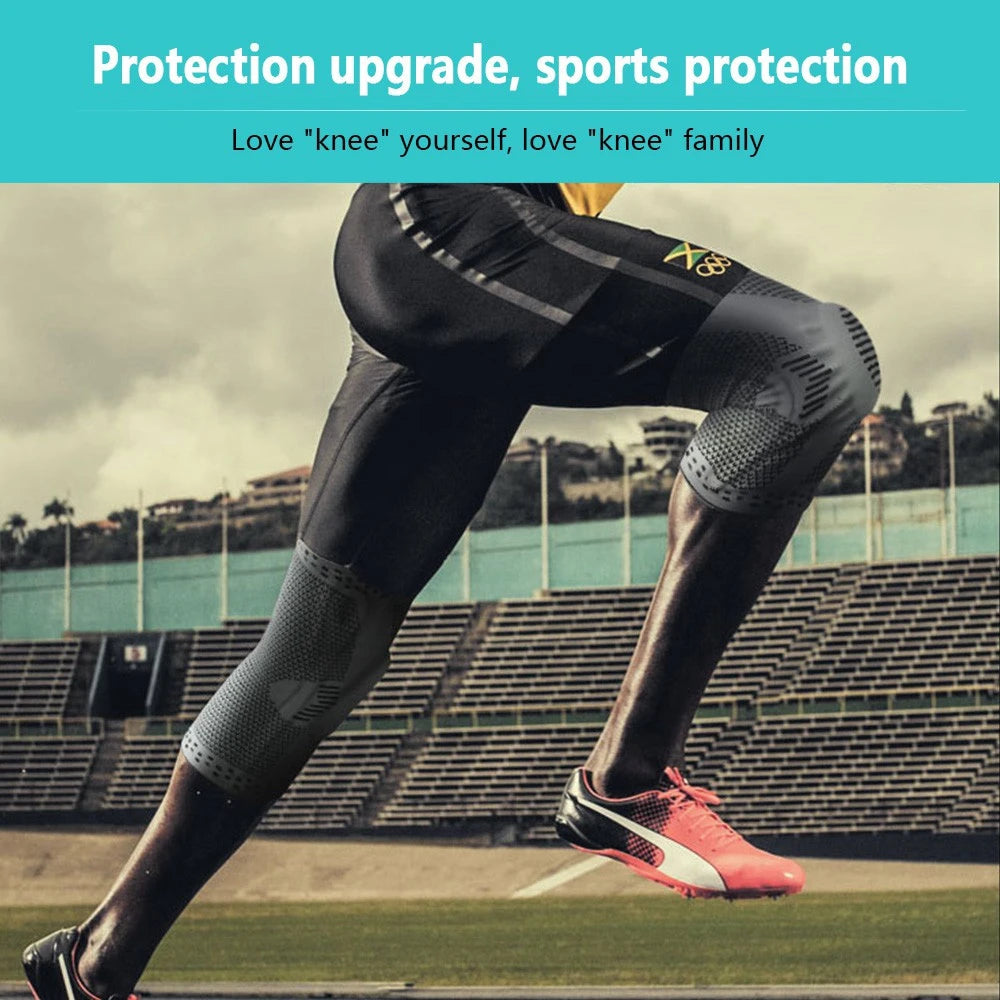Ginocchiera Protezione Rotula In Silicone Per Atleti Sportivi Compressione Supporto Per Basket