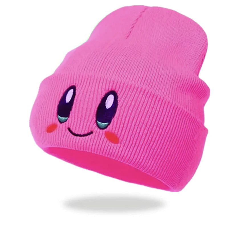 Coppia Beanie Unisex Con Ricamo Occhi, Colori Candy, Berretti In Maglia Calda, Casual E Trendy Per Donne E Uomini