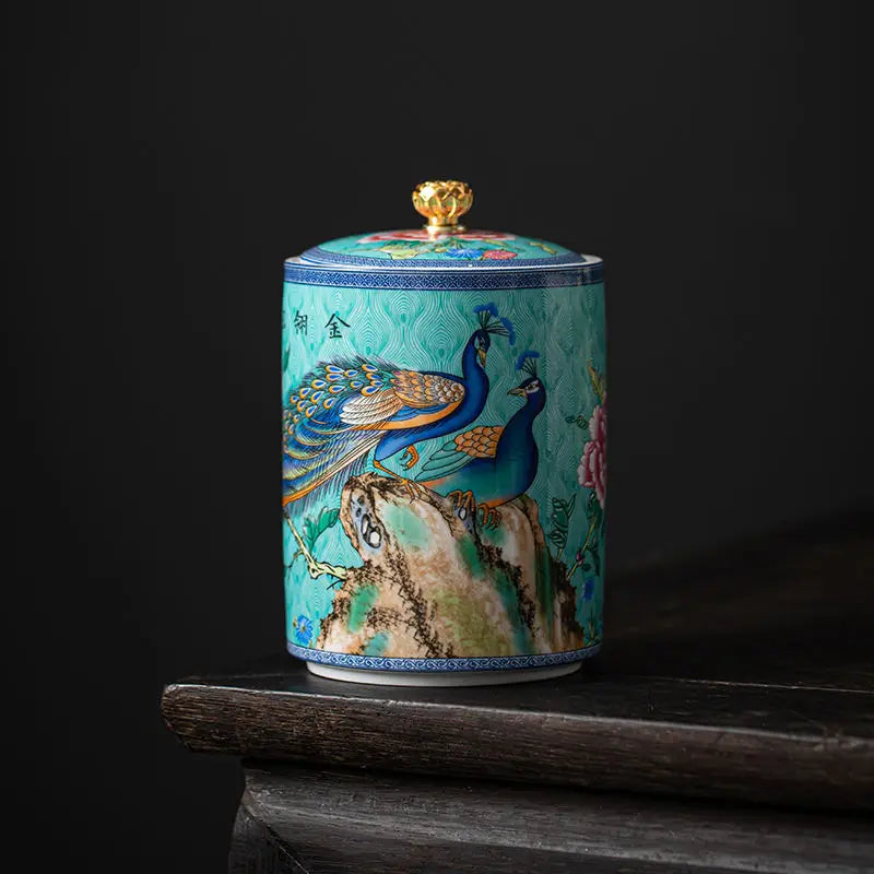 Barattoli Da Cucina In Ceramica Vintage Impermeabili Contenitori Per Tè Zucchero Dolci Multiuso Retro