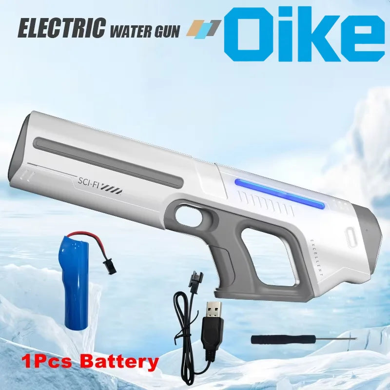 Pistola Ad Acqua Elettrica Per Bambini E Adulti Blaster Con Aspirazione Automatica Per Gioco Estivo All Aperto