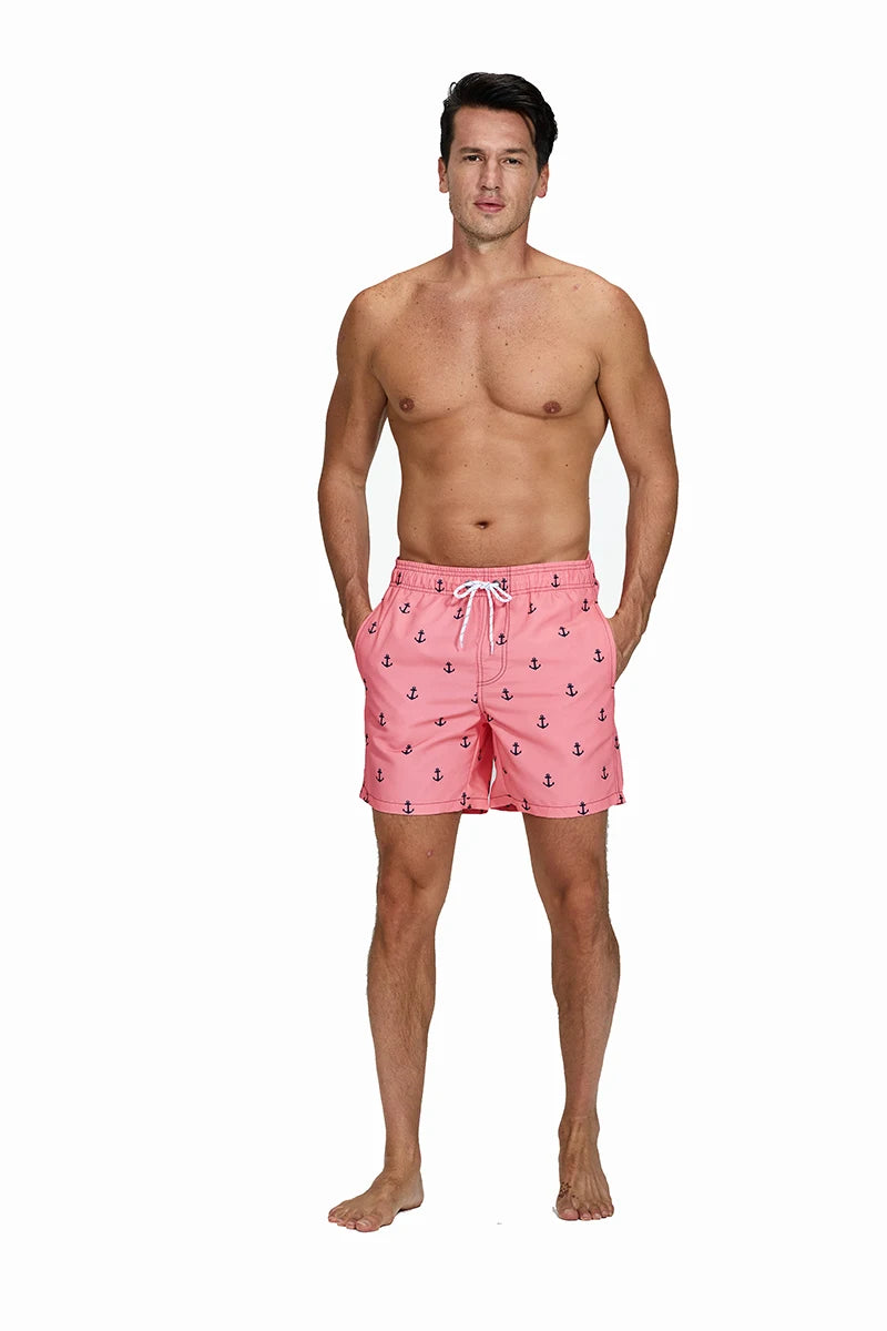 Datifer 2026 Pantaloncini Da Uomo Estivi Con Stampa Surf In Poliestere Quick Dry Fodera In Rete Traspirante