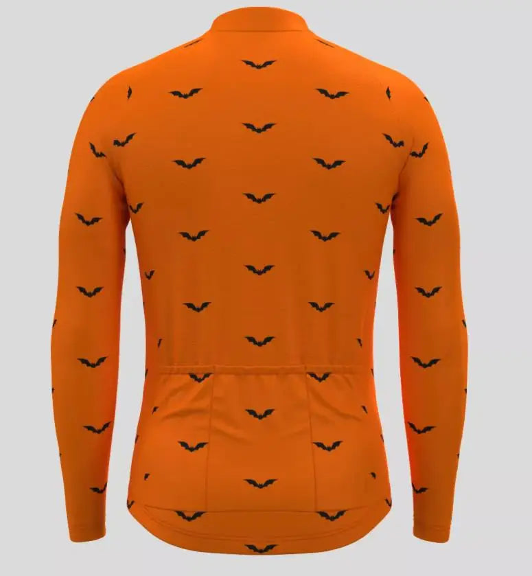 Maglie Da Ciclismo Invernali In Pile Termico Uomo Maniche Lunghe Giacche Da Bicicletta Calde Motivo Halloween 2023