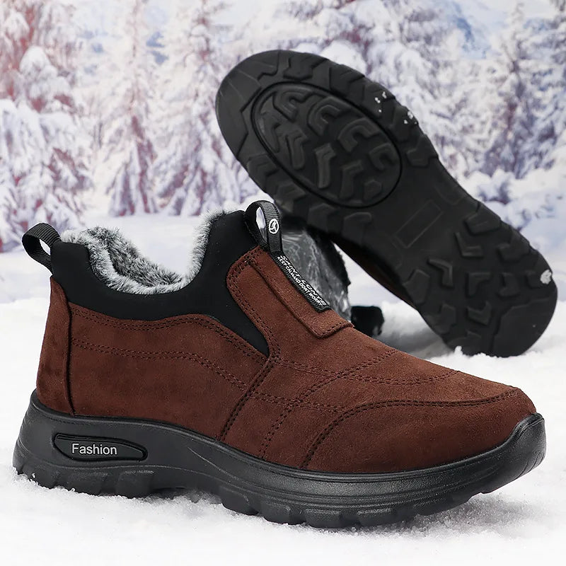 Scarpe Invernali Da Uomo In Cotone Con Velluto E Isolamento Spesso Scarpe Da Lavoro Da Uomo