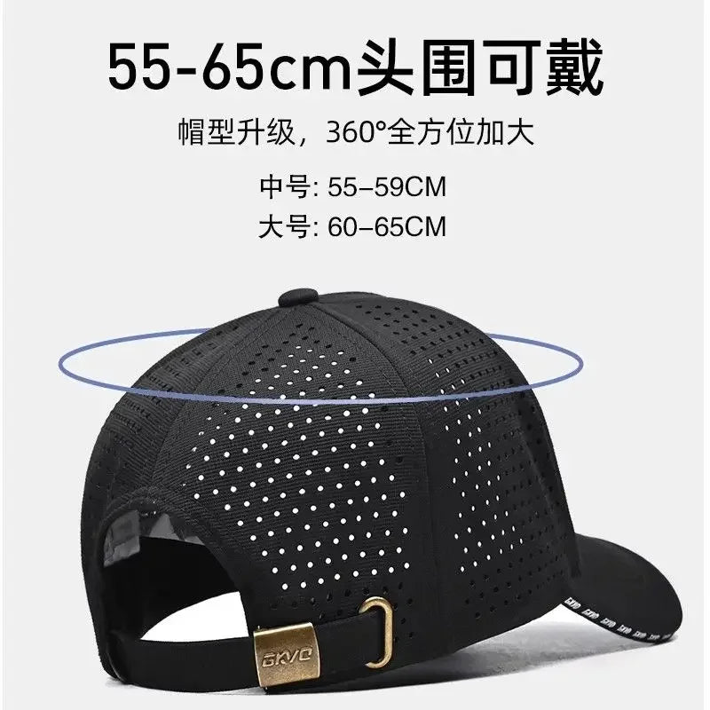 Cappello Da Uomo Estate Outdoor Con Grande Circonferenza Berretto Da Baseball Con Stella A Cinque Punte Alta Qualità