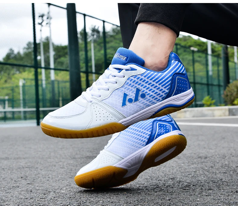 Scarpe Da Allenamento Ping Pong Tennis Traspiranti Antiscivolo All'aperto Uomo Donna in Maglia