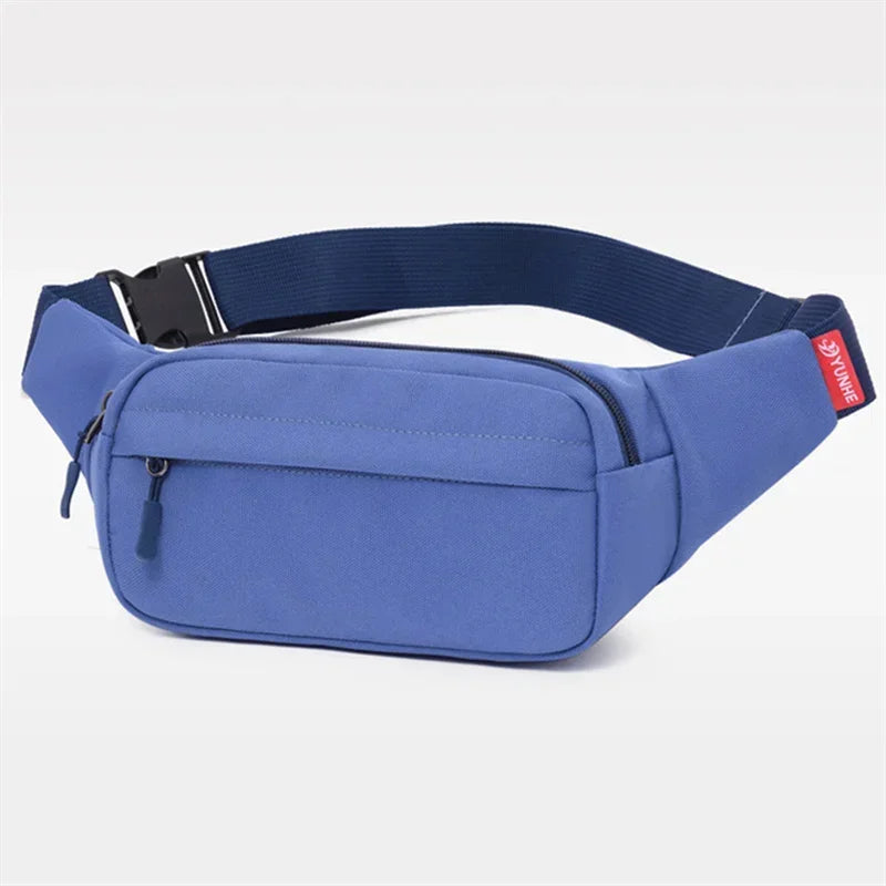 Marsupio Sportivo Unisex Da Uomo E Donna Borsa A Tracolla In Tela Oxford Porta Telefono Petto Casual