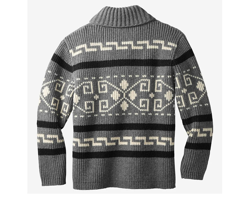 Cardigan Invernale Da Uomo In Maglia Lavorata Termico Caldo Abbigliamento Casual Moda Uomo YA2684