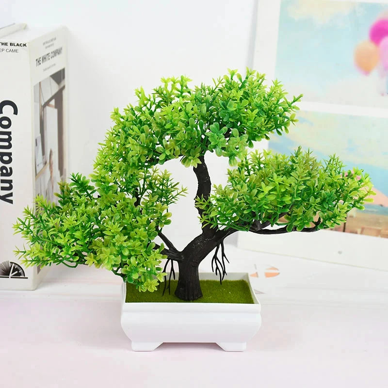 Piante Artificiali Bonsai Piccolo Albero In Vaso Con Fiori Decorativi Per Tavolo Casa Giardino E Decorazione Per Hotel