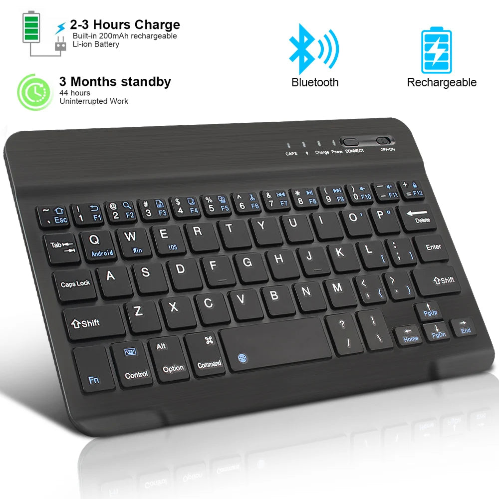 Set Tastiera e Mouse Bluetooth RGB Retroilluminato, Mouse Wireless 2.4G, Tastiera Ricaricabile