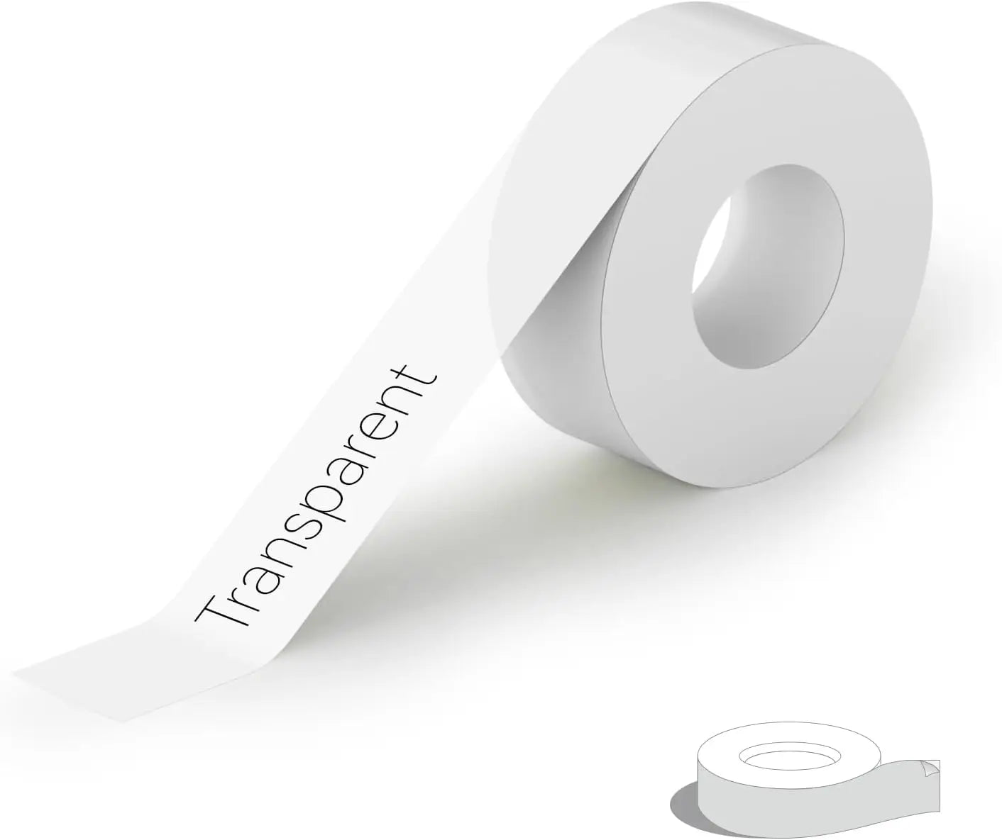 Nastro Termico Continuo 15 Mm Per Etichette Stampante Ufficio KingJim LR5C 4 Metri E 7 Metri