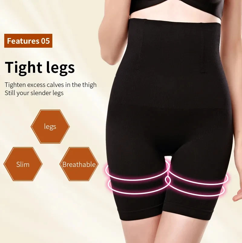 Pantaloni Modellanti Vita Alta Per Donne Glutei Dopo Parto Sollevamento Corpo Pantaloncini Slim Allenatore In Vita
