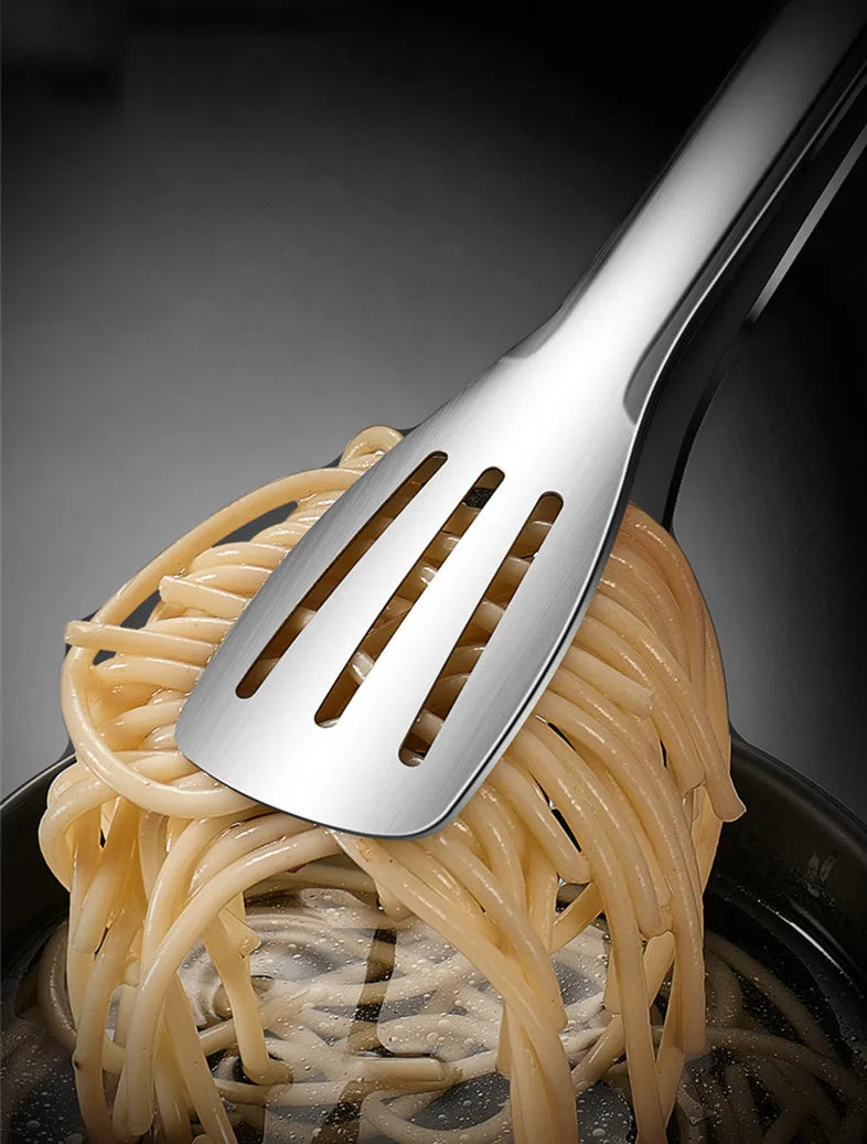 Pinza Per Alimenti In Acciaio Inox 304 Tre Misure Da 7 9 E 12 Pollici Impugnatura Antiscivolo In Silicone Per Barbecue