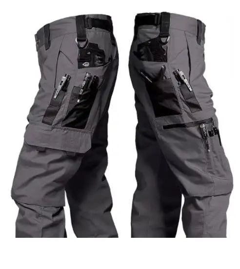 Pantaloni Tattici Da Uomo Impermeabili Cargo Pantaloni Da Combattimento Resistente All Usura Esterni Cotone Poliestere