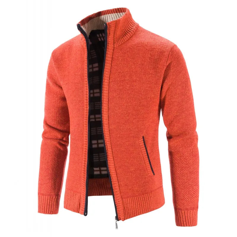 Nuova Primavera Autunno Maglione Lavorato a Maglia Uomo Moda Slim Fit Cardigan Casual