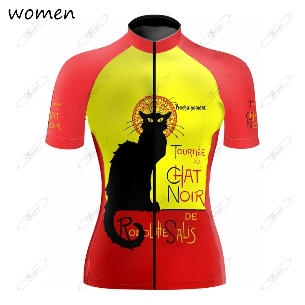 Maglia Da Ciclismo Donna Estate Premium Traspirante Team Racing Abbigliamento Da Ciclismo Maglia Da Bici Corta