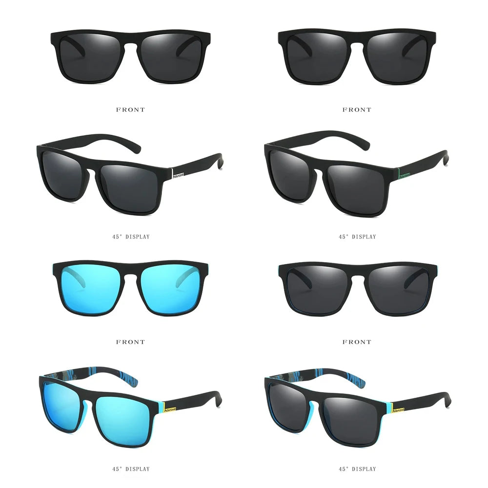 Occhiali Da Sole UV400 Unisex Ciclismo Lusso Design Quadrato Per Guida E Pesca Di Lusso