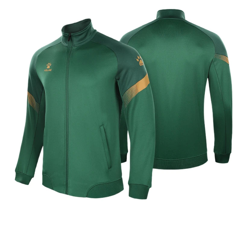 Kelme Giacca Allenamento Uomo Lavorata A Maglia Giocatore China League One Traspirante Con Cerniera Top Da Corsa