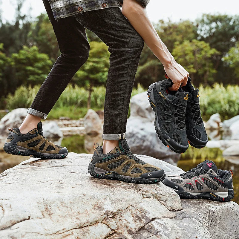 Scarpe Da Trekking Da Uomo Antiscivolo Traspiranti Resistenti All Usura Antispruzzo Scarpe Da Montagna