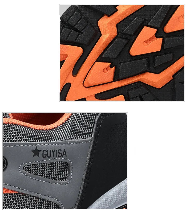 Scarpe Da Lavoro Con Punta In Acciaio Antinfortunistiche Da Uomo Antiscivolo Indistruttibili