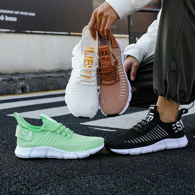 Scarpe Da Ginnastica Estive Da Uomo Traspiranti In Mesh Leggero Per Allenamento E Tennis Eleganti Spedizione Gratuita