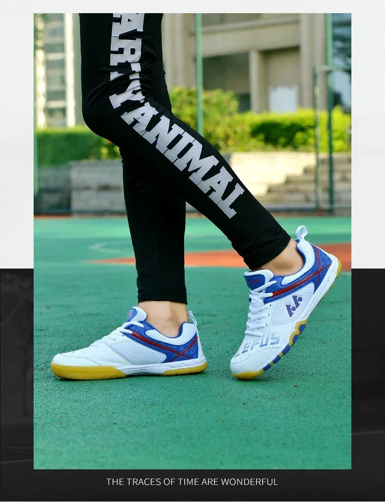 Scarpe Da Tennis Da Competizione Uomo Professionali Traspiranti Coppia Scarpe Da Ping Pong E Badminton