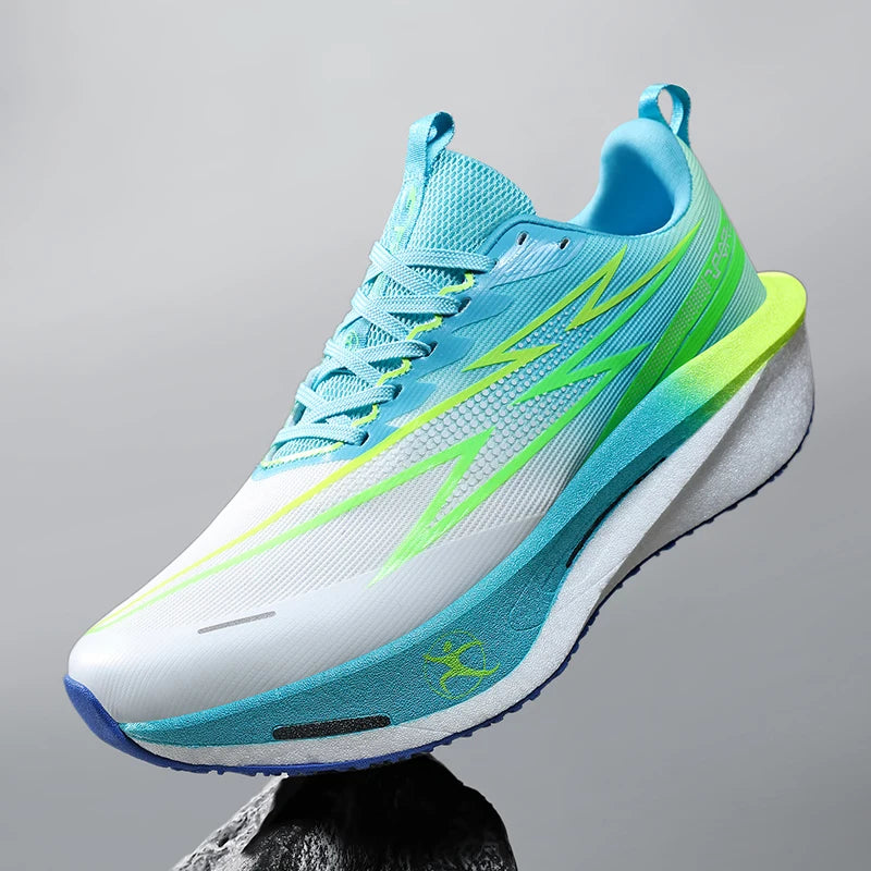 Scarpe sportive da uomo Scarpe da corsa con piastra in carbonio Scarpe da ginnastica da maratona maschili Scarpe da allenamento per atletica ammortizzanti da corsa per donna