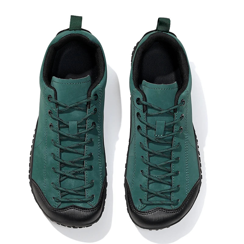 Coppia Scarpe Da Trekking Slip On Uomo All Aperto Punta Larga Per Alpinismo E Passeggio Confortevoli