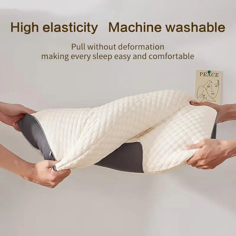 Cuscino In Cotone Lavorato A Maglia Antistatico Ergonomico Per Collo E Cervicale Per Dormire Adulti Studenti