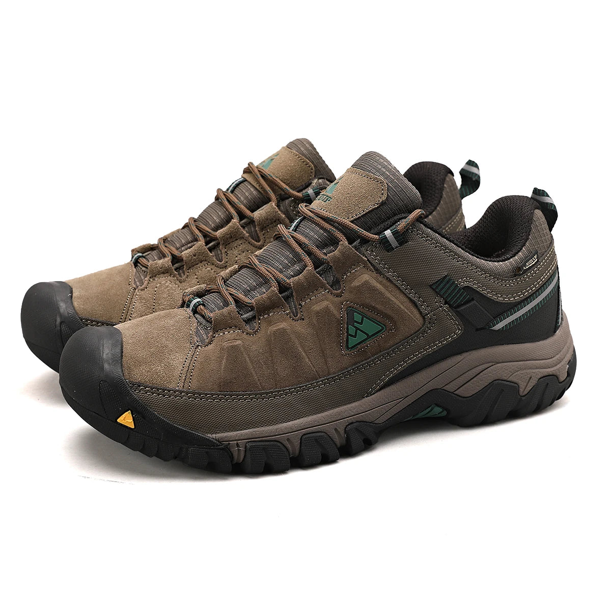 HikeUp Scarpe Da Trekking Da Uomo In Pelle Resistente Di Alta Qualità Con Suola In Gomma E Presa Di Fabbrica Per Esterni