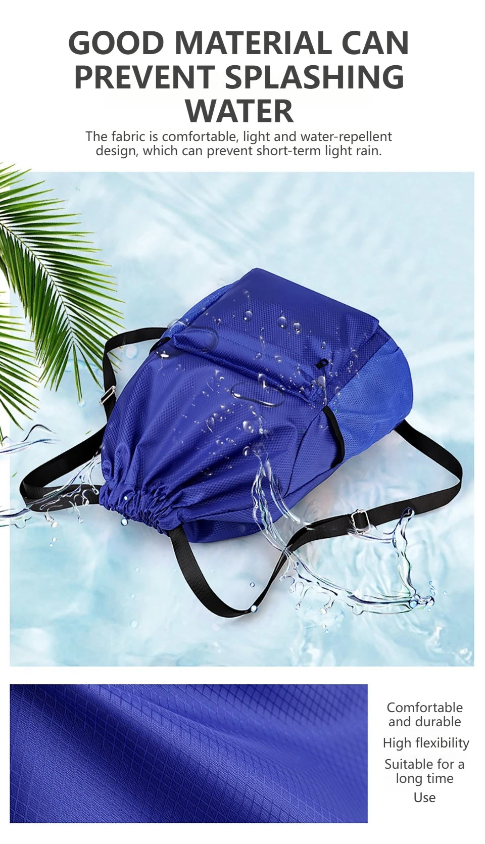 Borsa Sportiva Portatile Per Calcio In Tessuto Oxford A Tinta Unita Con Coulisse E Cinghie Regolabili Grande Capacità
