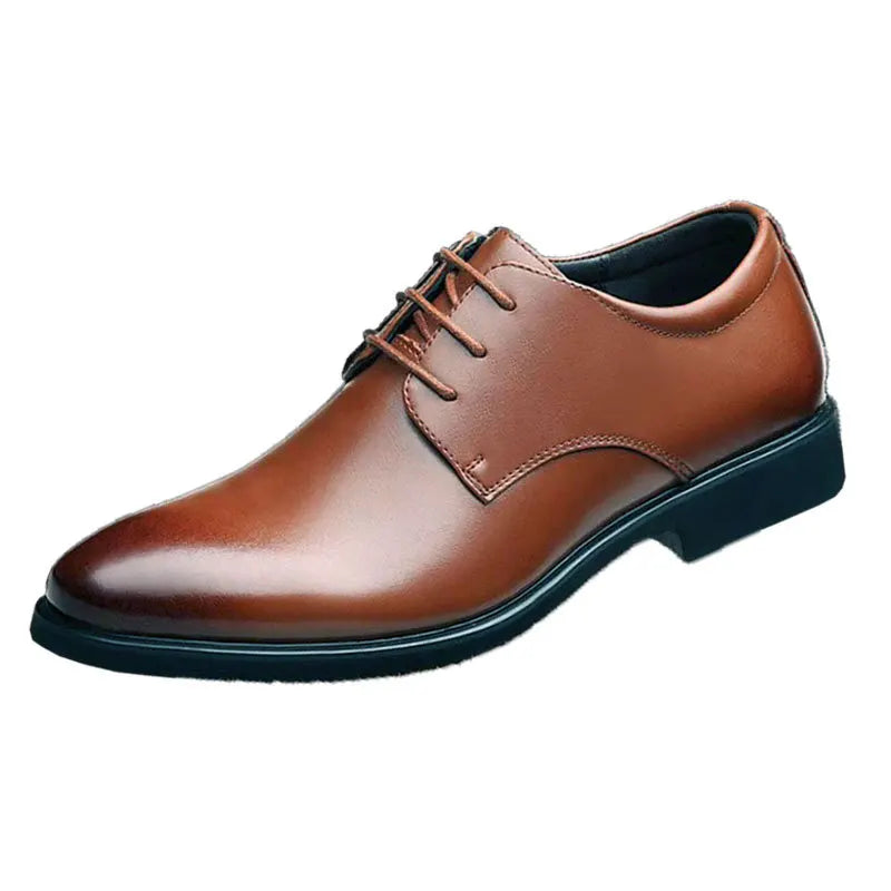 Scarpe Da Uomo In Pelle Traspiranti Nero Con Fondo Morbido Ideali Per Primavera E Autunno Scarpe Casual Da Lavoro