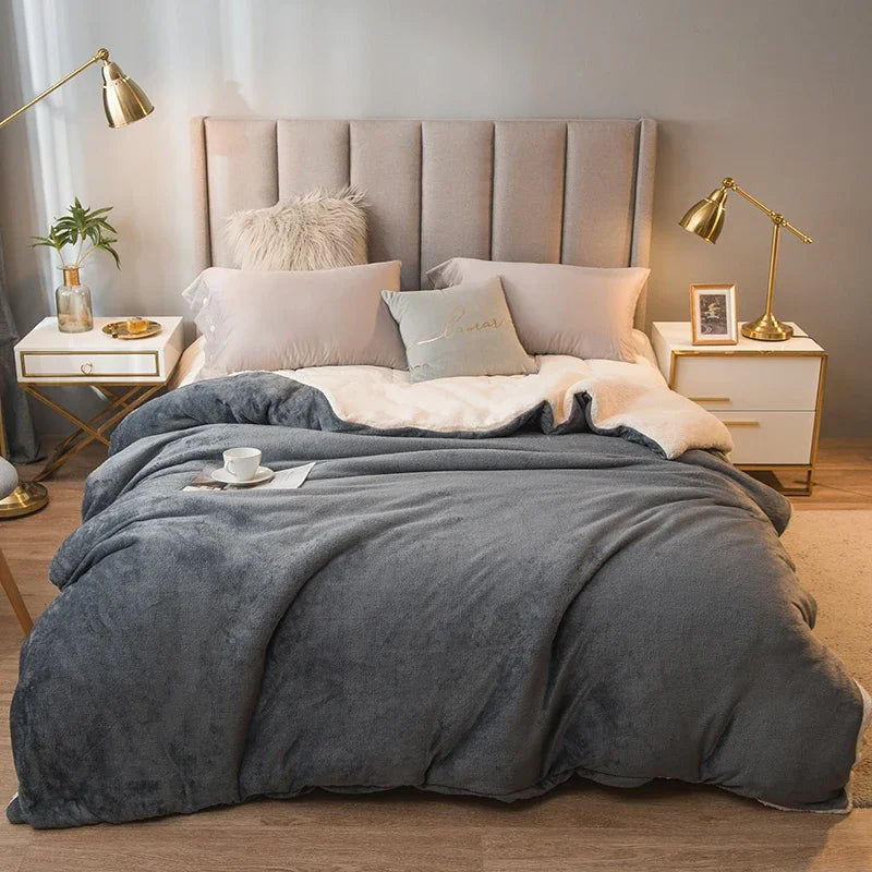 Coperta Riscaldata In Lana Portatile Doppia Faccia Antipilling Queen Letto Invernale Per Campeggio