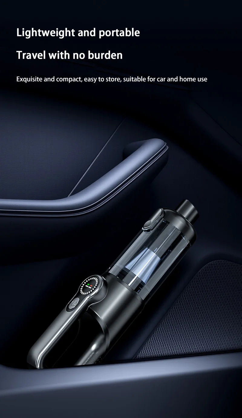 SUITU Aspirapolvere Auto Senza Fili Portatile Potente Con Pulsante Unico Per Automobilisti