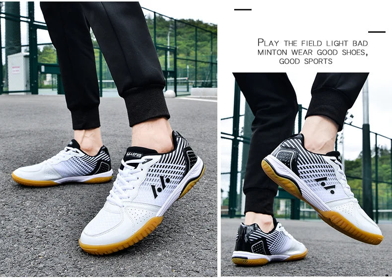 Scarpe Da Allenamento Ping Pong Tennis Traspiranti Antiscivolo All'aperto Uomo Donna in Maglia