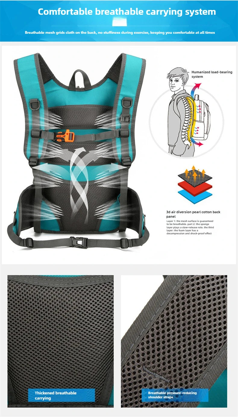 Zaino Da Idratazione Hydro Water Daypack Leggero Per Escursionismo Campeggio Arrampicata Alpinismo