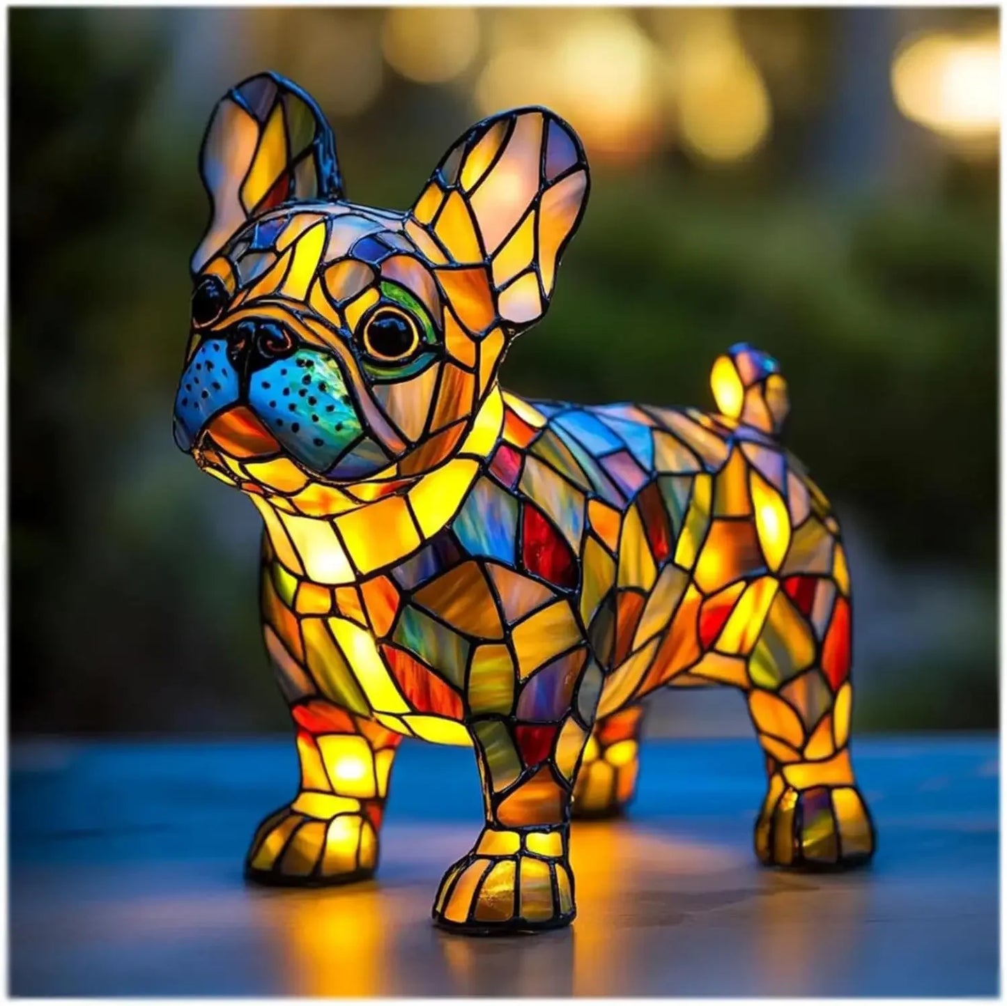 Divertimento Unico Artistico Carino A Forma Di Cane Ornamento Decorativo Luce Notturna Moderna Illuminazione Atmosferica