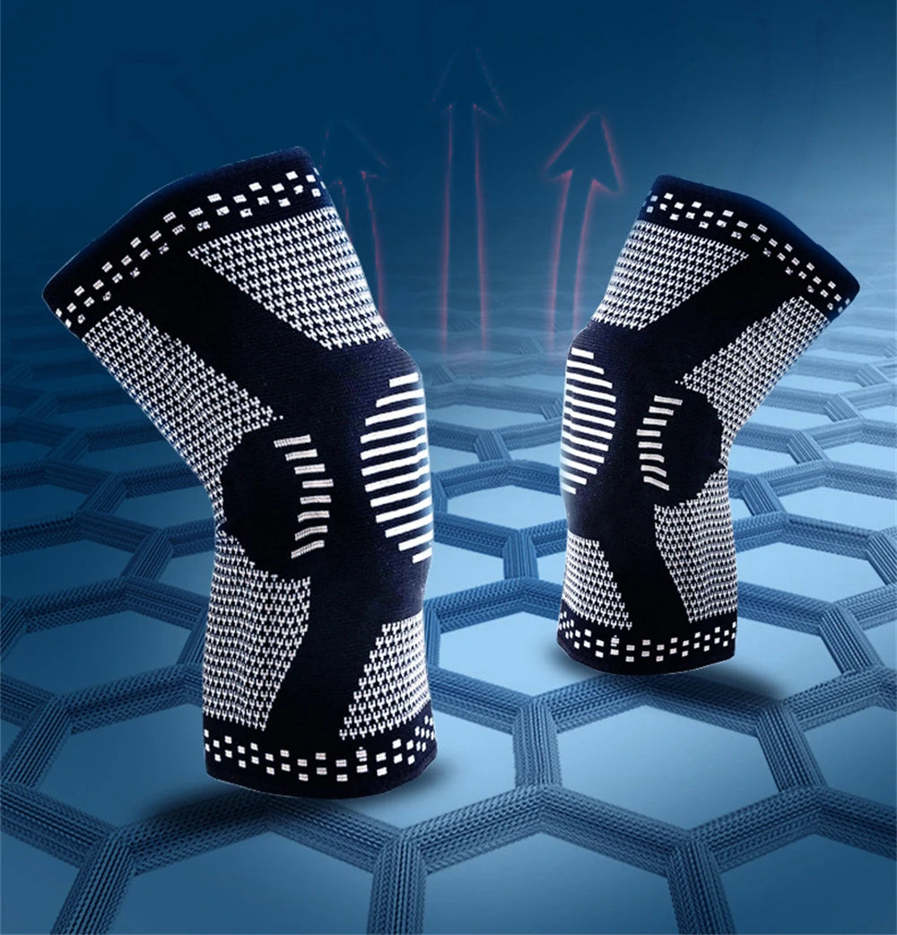 Ginocchiera Protezione Rotula In Silicone Per Atleti Sportivi Compressione Supporto Per Basket