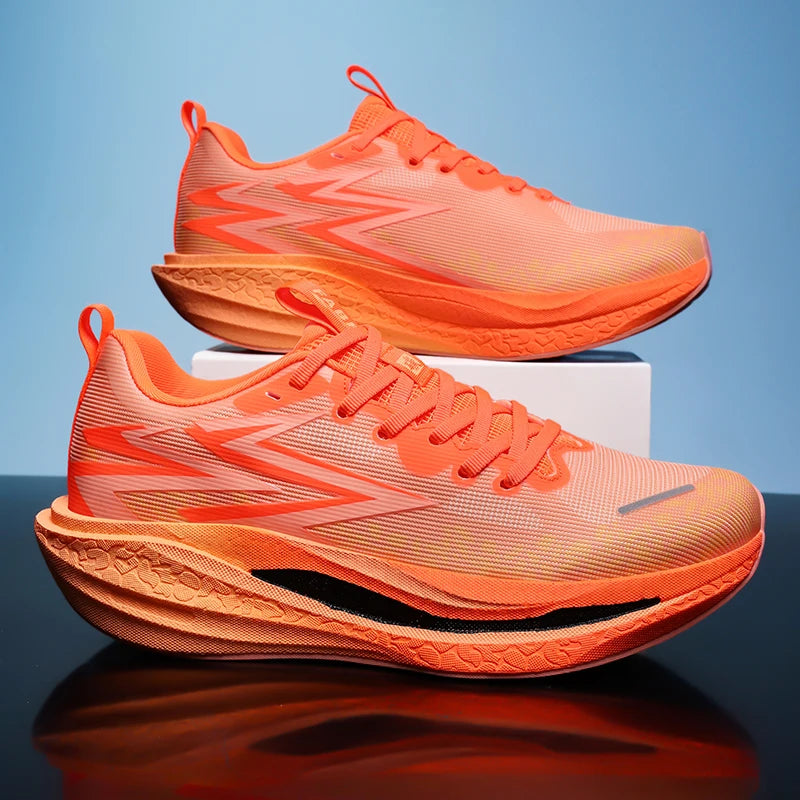 Scarpe Da Corsa Marathon Uomo Con Piastra In Carbonio Leggere E Traspiranti Sneakers Atletiche Per Donna Comode