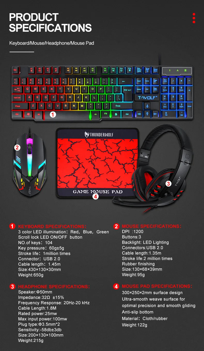 Tastiera Cablata 100 Percento Layout Europeo Multilingue ISO Retroilluminazione Multicolore Per Gaming Ufficio Desktop
