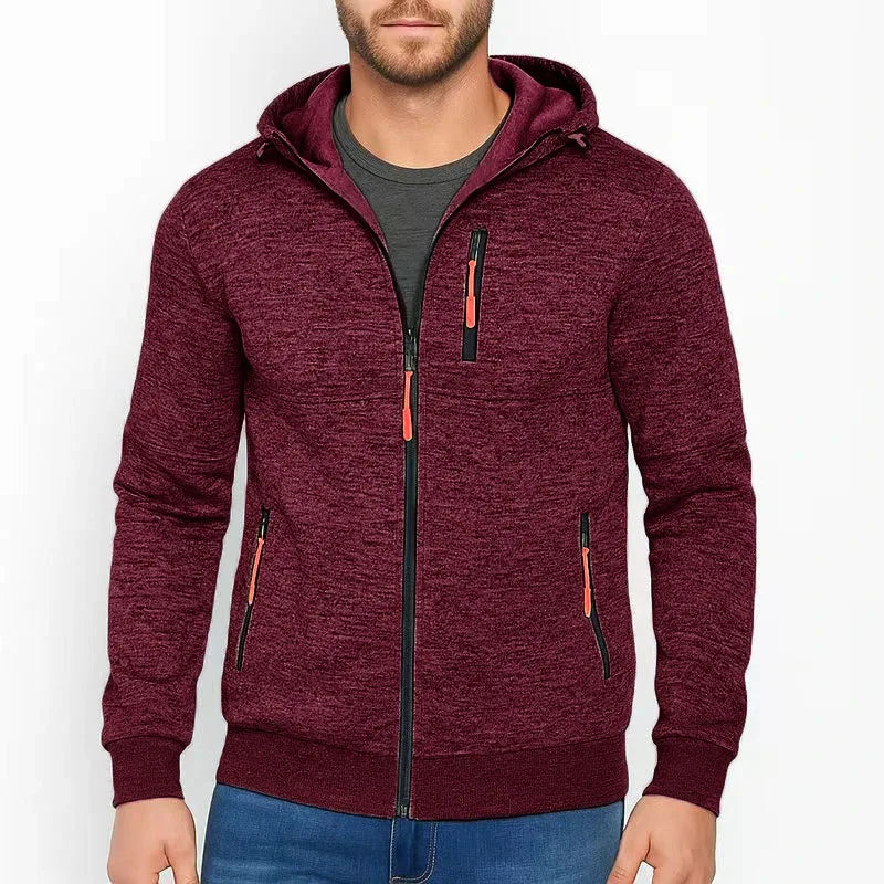 Giacca Sportiva Da Fitness Autunnale Da Uomo Con Cappuccio E Cerniera Colore A Contrasto Capispalla Moda Baseball