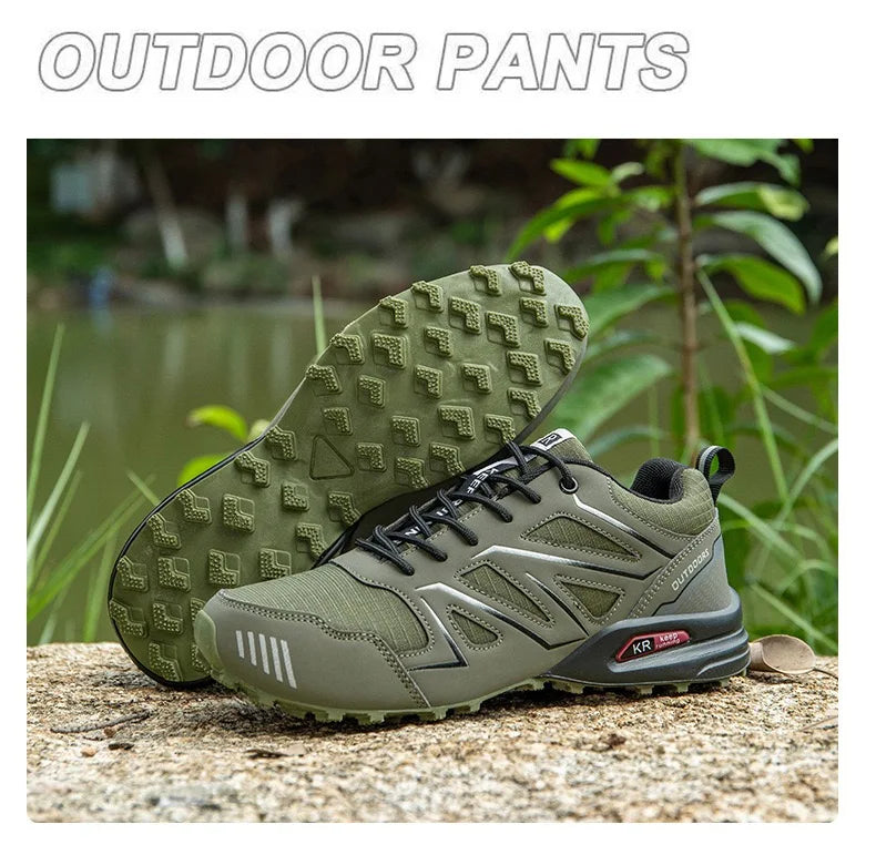 Scarpe Da Trekking Da Uomo Impermeabili Per Esterno Scarpe Sportive Comode In Pelle Tattiche Da Escursionismo Grandi Misure