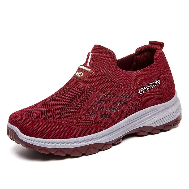 TaoBo scarpe da passeggio 2023 estate nuove scarpe da donna traspiranti senza pizzo suola morbida calzini Sneakers Comfort scarpe sportive da donna Tennis