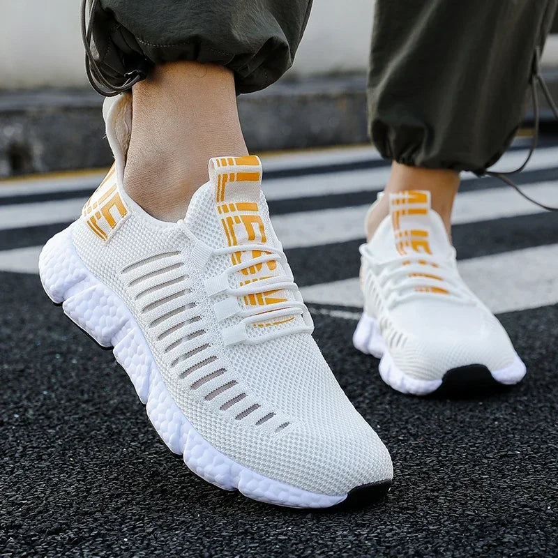 Scarpe Da Ginnastica Estive Da Uomo Traspiranti In Mesh Leggero Per Allenamento E Tennis Eleganti Spedizione Gratuita