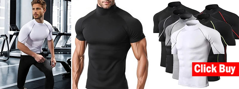 Maglietta Da Uomo A Maniche Lunghe In Compressione Per Palestra Allenamento Corsa Fitness Abbigliamento Sportivo
