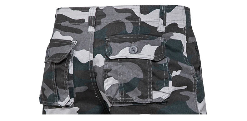 Pantaloncini Mimetici Da Uomo Traspiranti In Cotone Con Tasche Laterali Per Sport All Aperto Pantaloni Corti Estivi