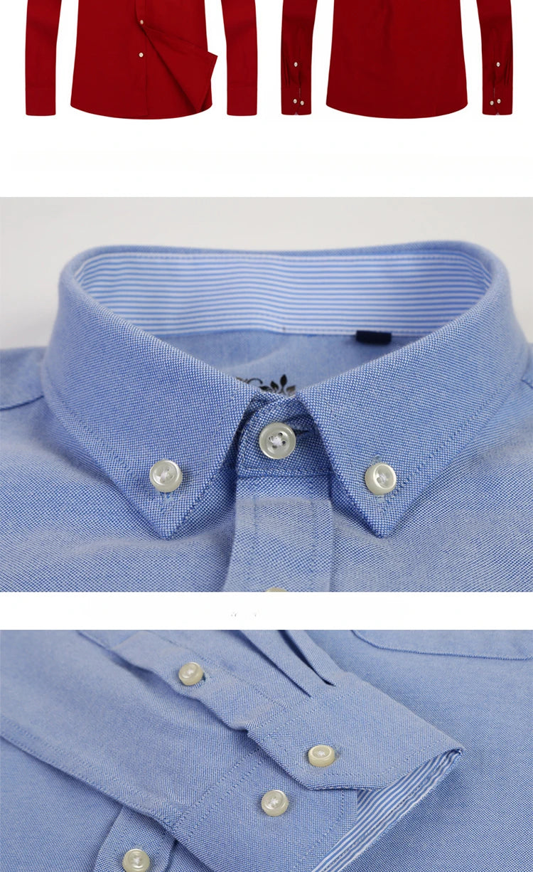 Novità Camicia Da Uomo Slim Fit Maniche Lunghe Formale Con Tasca Singola In Morbido Cotone Scozzese Per Ufficio