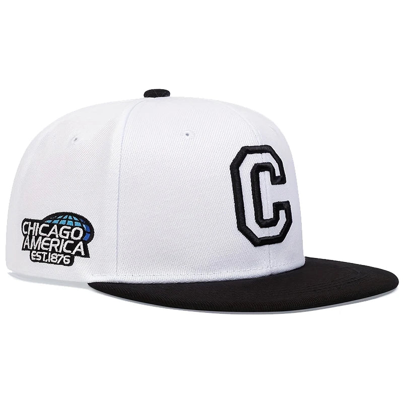 Cappellini Baseball Hip Hop Unisex Con Ricamo Lettera C Regolabile Protezione Solare Primavera Autunno