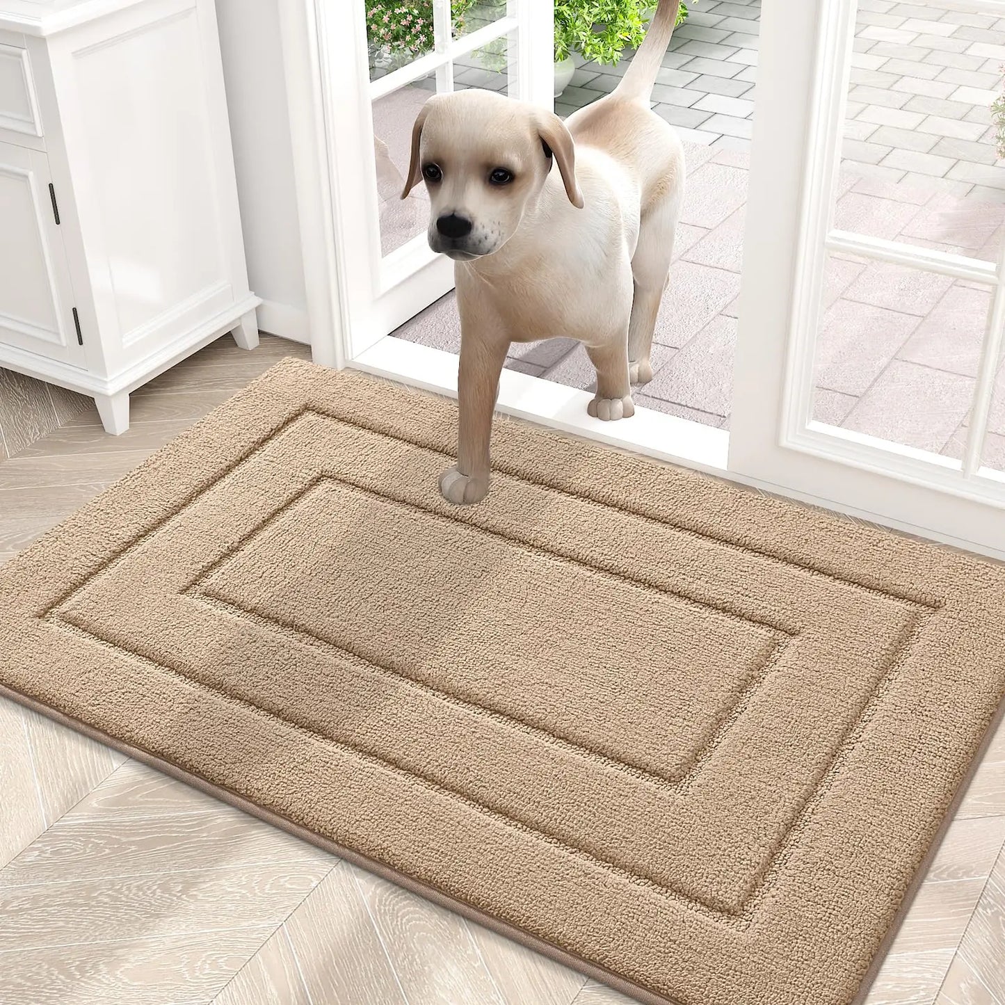 Tappetino Antiscivolo Per Porte D Ingresso Interni Assorbente Lavabile Basso Profilo Domestico