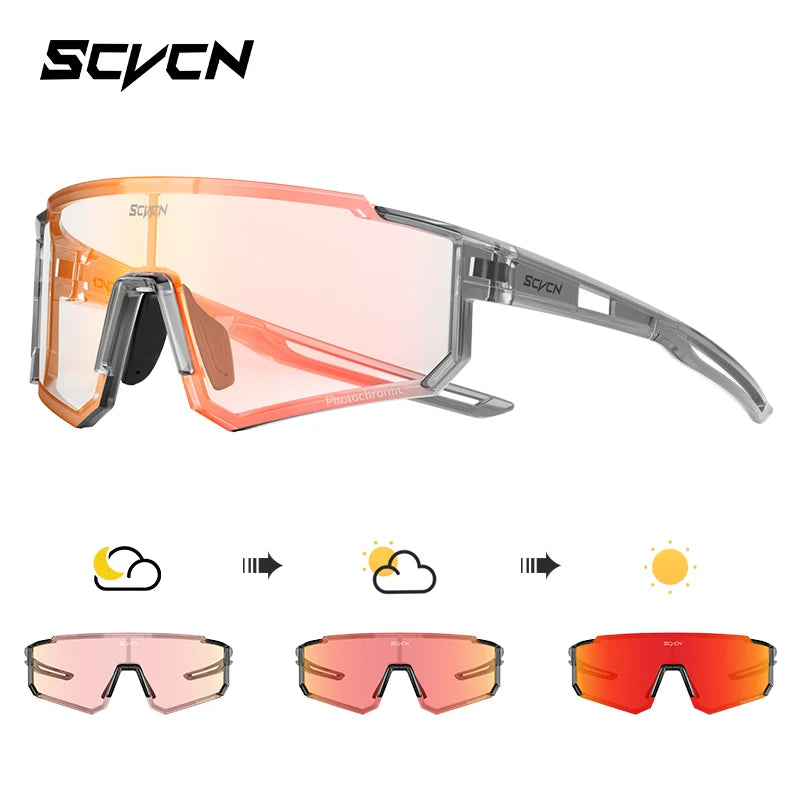 SCVCN Occhiali Da Sole UV400 Viola Montatura Street Fashion Y2K Per Donne E Uomini Ciclismo MTB